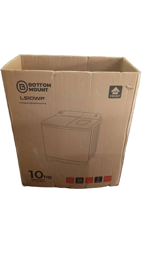 lavadora doble tina bottom mount 10 kg