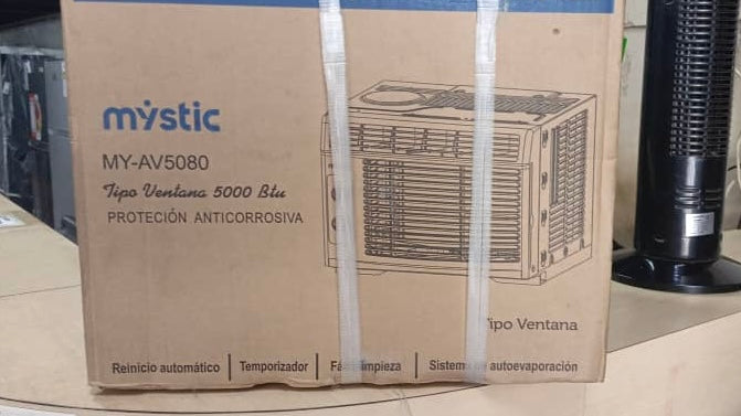 aire acondsionado de ventana de 5000 btu mystic