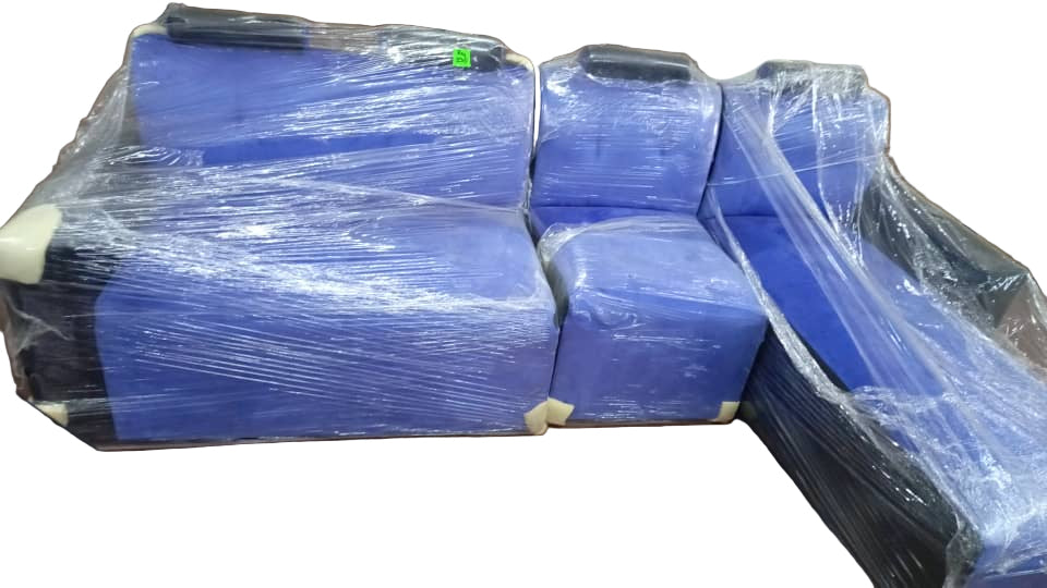 juego de mueble tipo l azul jesus