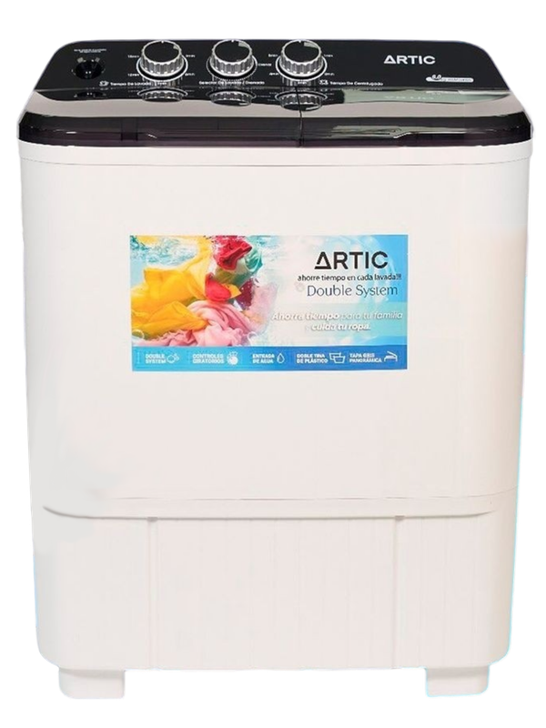 lavadora semiautomática de doble tina Artic de 6 kg